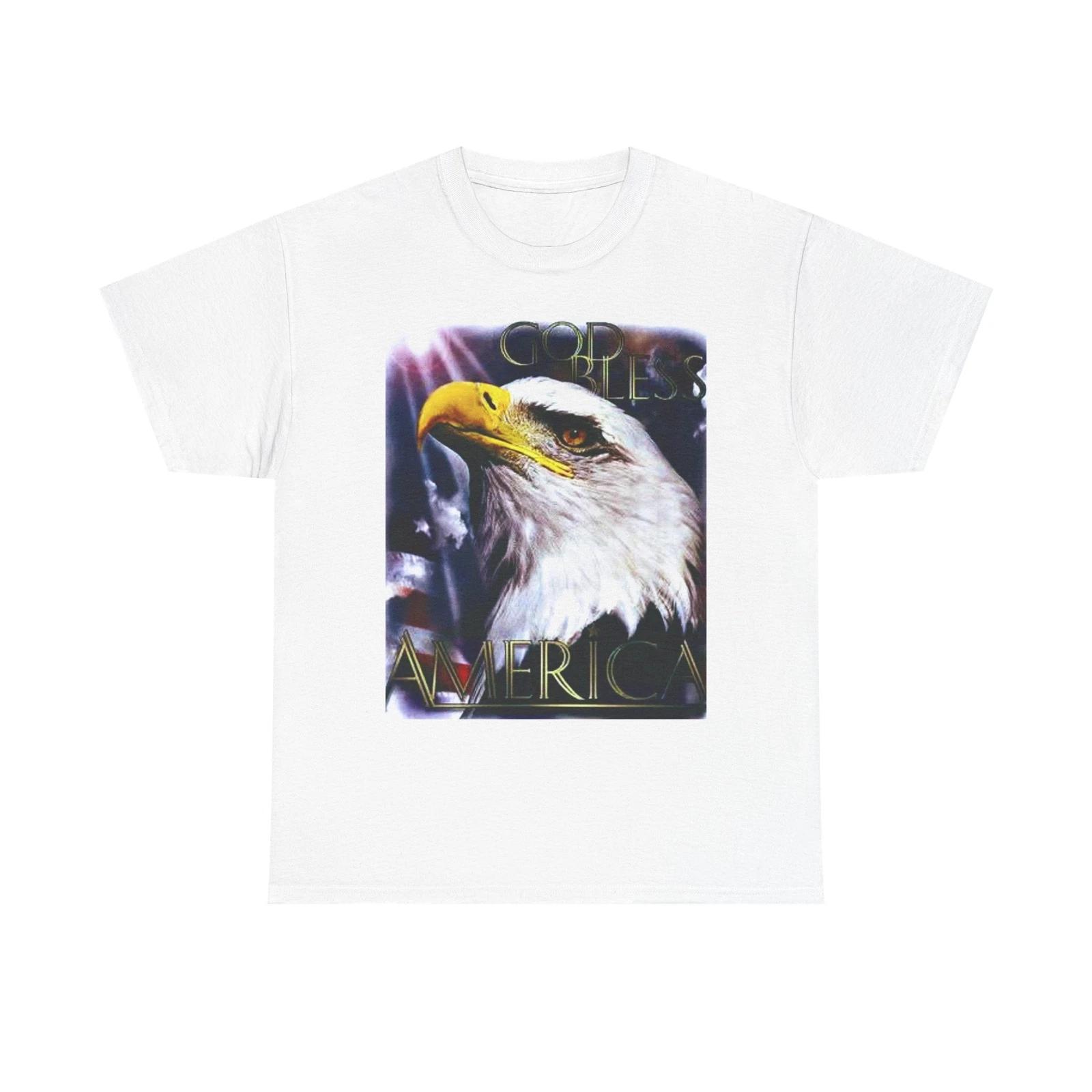 God Bless America Unisex Heavy Cotton Tee M