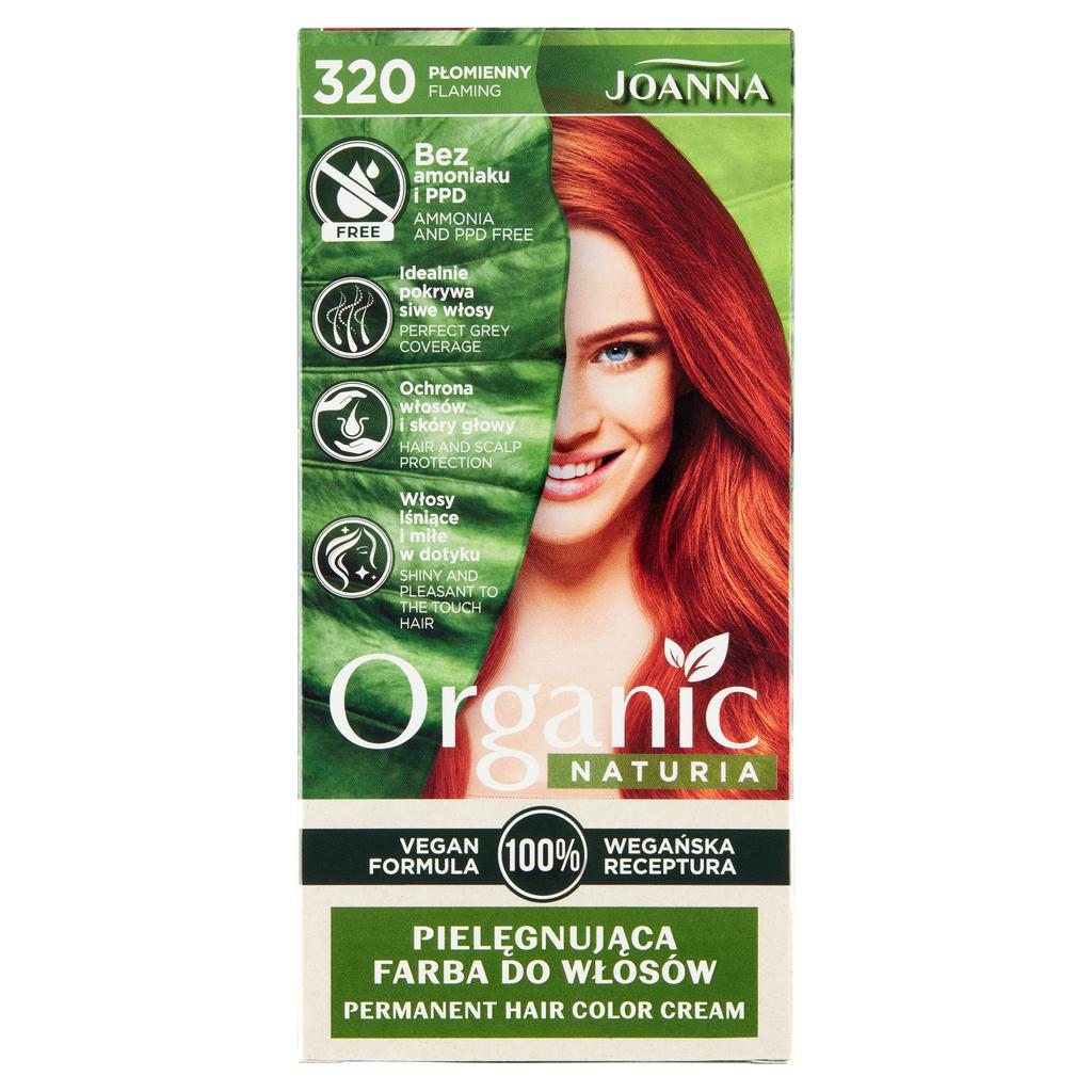 Naturia Elite Certified Organic Intense Hair Dye 150ml - Vibrant Fiery Red Shade #320