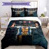Messi 292 Personalizza il tuo nome Set Biancheria da Letto Copripiumino Traspirante con Federe Decorazione per la Casa Regalo di Compleanno
