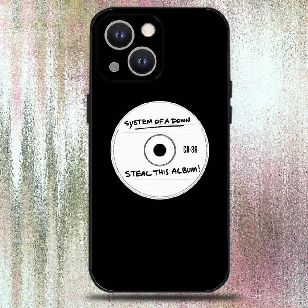 Band S-System of a D-Down Phone Case For iPhone 16,15,14,13,12,11 Plus,Pro Max,XS,X,XR,SE,Mini,8,7,Soft Silicone Black Cover