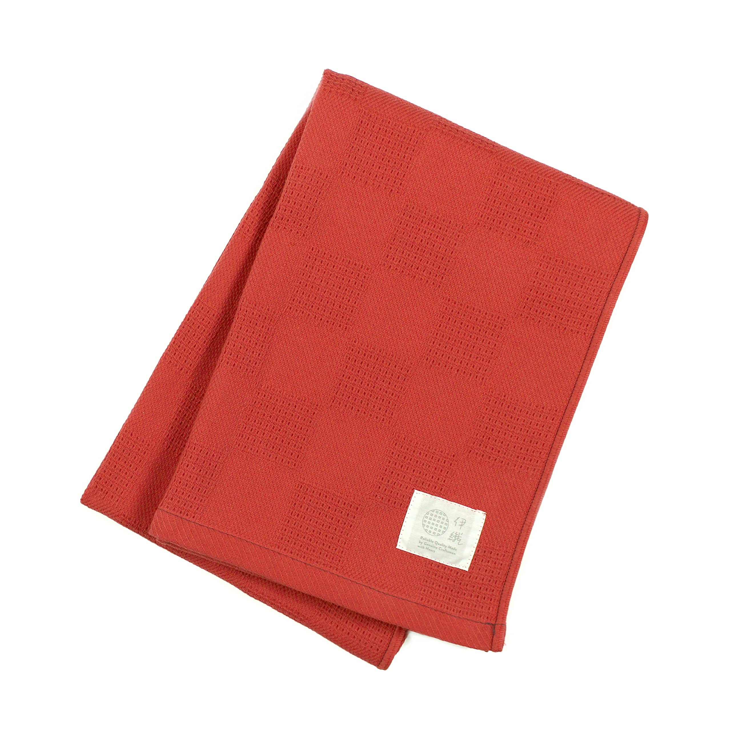 Полотенце Imabari Iori банное без ворса (красный)