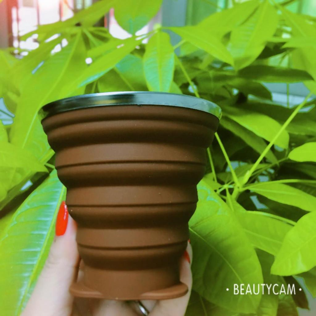 Silicone Ultra-thin Portable Folding Cup for Outdoor and Travel Use