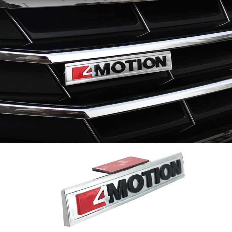 Autocollant Badge 3D Métal Pour Voiture - Lettres "4 Motion" - Installation Facile Sans Outil - Décoration Personnalisée Pour Carrosserie