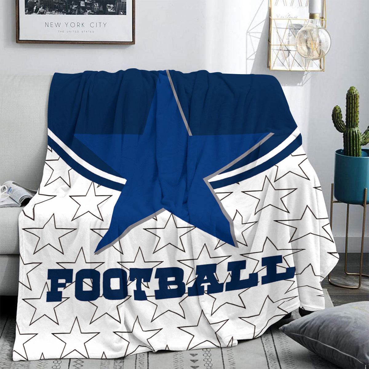 

Patterned five-pointed star Printed Blanket for Bed Travel Camping Living Room Office Conditioning Blanket for All Seasons Gifts 75x90cm