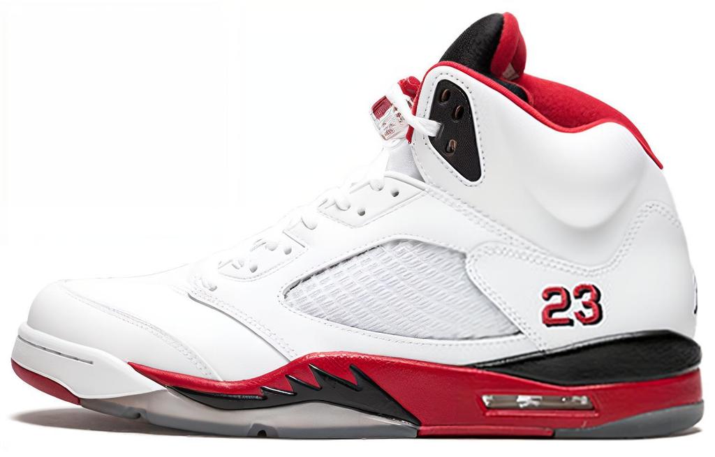 Jordan 5 Retro Fire Red Black Tongue 2013 136027-120