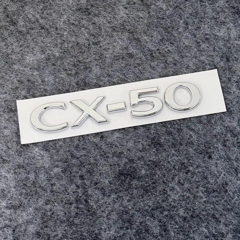 3D ABS CX-4 CX-5 Car Letter Badge Logo QHRUE Trunk Decorative Sticker For Mazda 2 3 6 CX50 CX60 CX30 CX7 CX90 Demio black Accessories