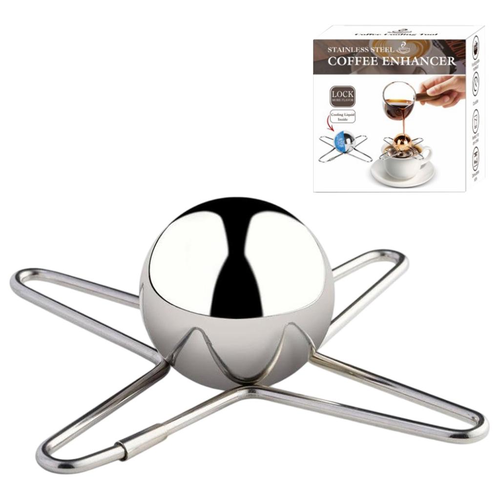 Stainless Steel Coffee Ball Enhances Reduces Acidity For Home Use