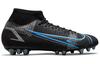 Nike Mercurial Superfly 8 Academy Ag Artificial Grass 'Black Blue' CV0842-004