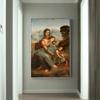 The Famous Art Cavans Gemäldereproduktionen Da Vinci Poster und Drucke Wandkunst Bild für Wohnzimmer Home Decor Cuadros