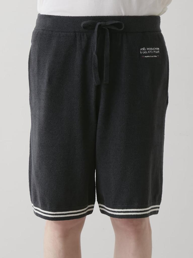Gelato Pique Joel Robuchon HOMME Line Shorts PMNP252043 Black Men's