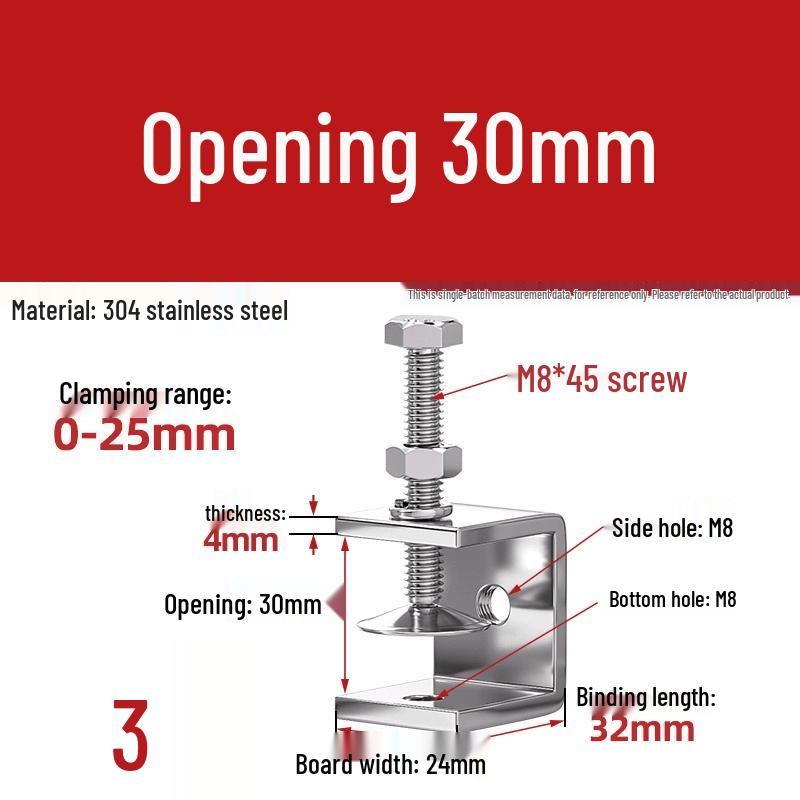 Stainless Steel Square Pipe Clamp