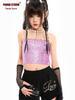 Children's Hip Hop Jazz Dance Performance T-Shirt & Vest Set for Boys & Girls