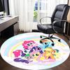 1pc My Little Pony Office Round Area Rug, Under Office Chairs Bedroom Living Room Home Decor  A1022163