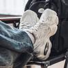 2025 men's shoes four seasons new low-top fly-woven breathable casual fashion platform men's sports trend dad shoes