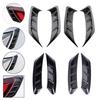 2Pcs Car Headlight Eyebrow Stickers Self Adhesive Taillamp Decoration Headlamp Eyebrow Cover for Auto Vehicle Automotive