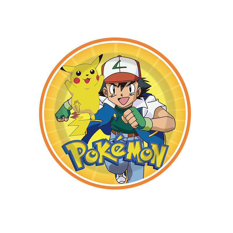Pokemon Geburtstagsfeier Dekorationsartikel Pokemon Thema Geburtstagsfeier Artikel Tischdecke Tafel Becher Taschentuch Banner Babyparty