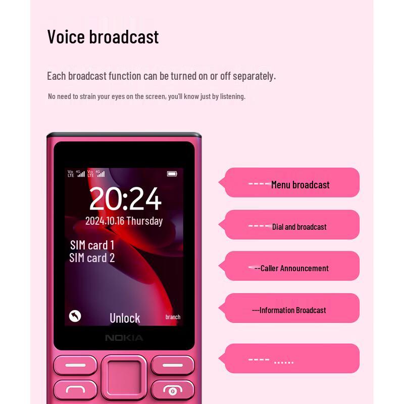 Nokia 108 4G AI Edition Basic Phone (CN Version)
