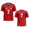 Haikyuu Anime 3D Print Sport Quick-dry Breathable Men T-shirt Outdoor Football Jersey Team Training Parent-child Short Sleeve