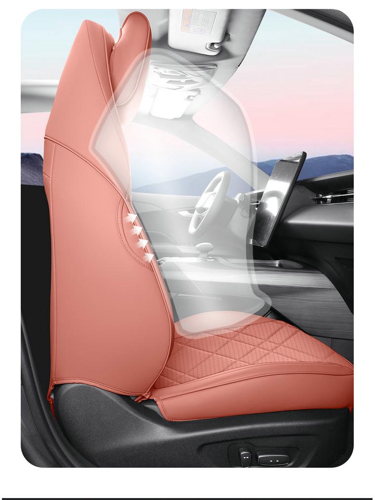Qiyuan A05 Five-Seat Full Leather Car Seat Cushion - Universal, All-Season Model
