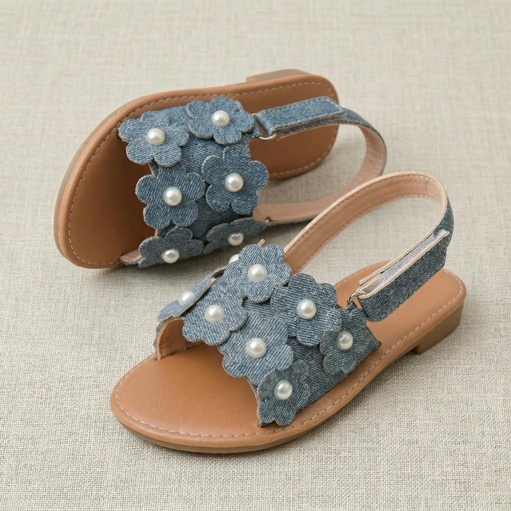 Korean Style Floral Princess Sandals: Chic Non-slip Soft Sole Flats for Women 31