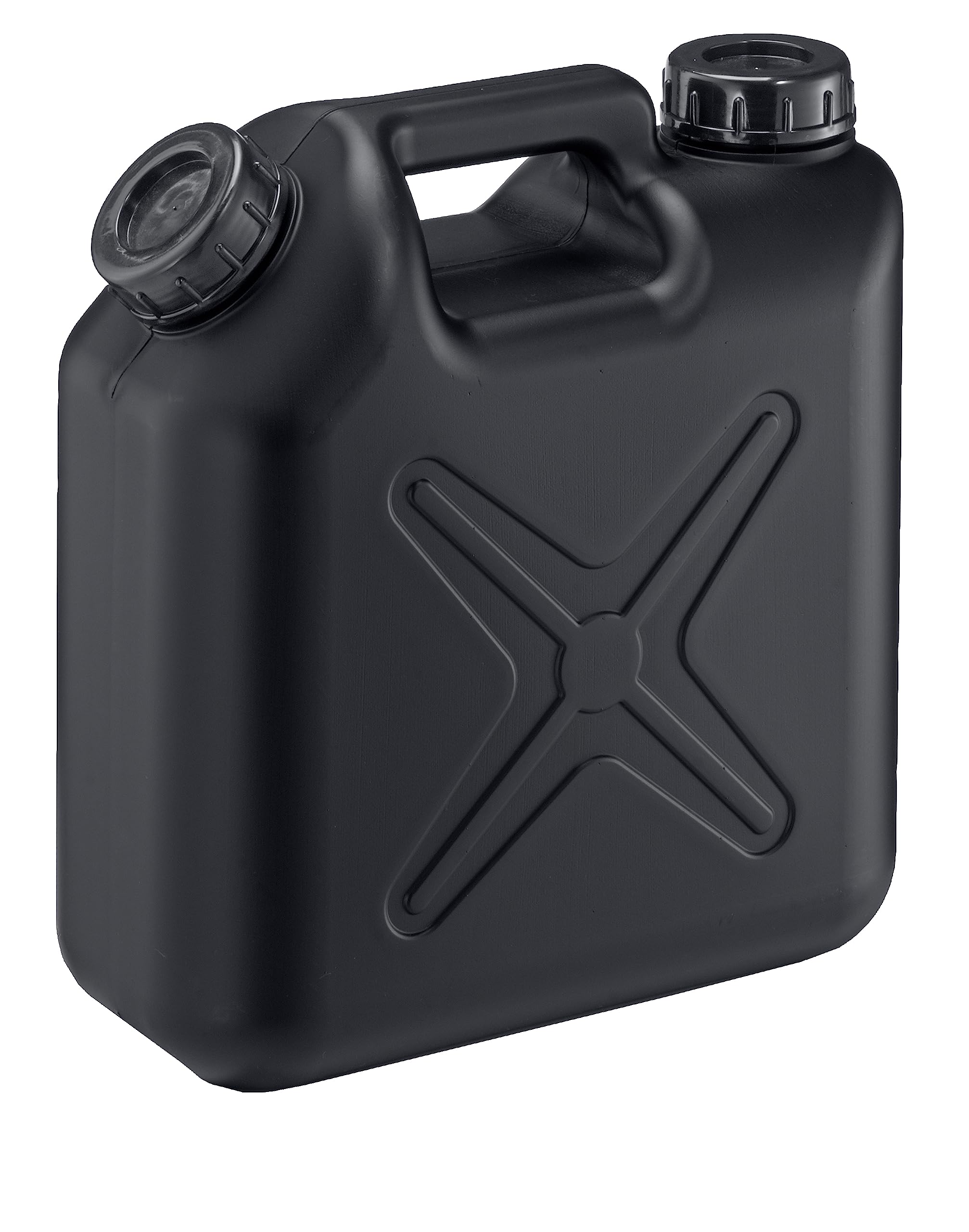 

Mizuho Chemical Industry 5L Double-Ended Flat Can, No Nozzle, Black, 0205BK