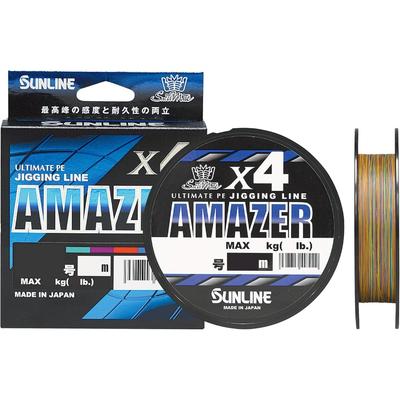 SunLine Jigging Dedicated 4 Piece Ult Pe Line Saltymate Amazer   4 mUlti Color 0