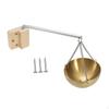 Stainless Steel Sauna Oil Cup with Swing Arm Essential Bowl Fragrance Diffuser for