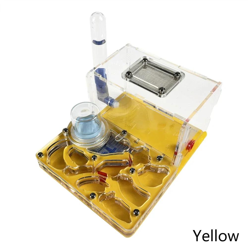 DIY Acryl Flat 3D Ant Farm Ant Nest with Feeding Area Ant House Insect Villa Pet Anthill Workshop with Moisturizing Water Tower