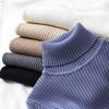 Modne obcisłe dzianinowe topy Biurowa pani Długi rękaw Miękki sweter Damskie Jesień Zima Eleganckie golfy