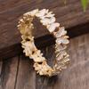 Colorful Paint Oil Butterfly Fluttering Elastic Bracelet. Fresh and Elegant Women's Versatile Butterfly Alloy Necklace.