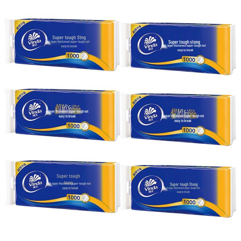 Vinda Super Tough 4-Ply Coreless Toilet Paper