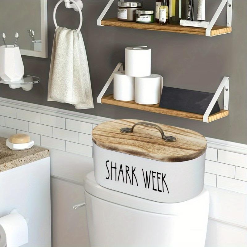1PC Wooden Storage Box with Lid Bathroom for Storing Cosmetics Toiletries Family Kitchen Bathroom Storage Necessarys