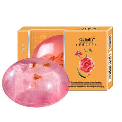 Foretty Carnation Essential Oil Soap 3-Pack