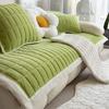 Winter Ins Simple Plush Non-Slip Retro Sofa Cushion Sofa Cover Cover Cloth Sofa Towel Seat Cushion