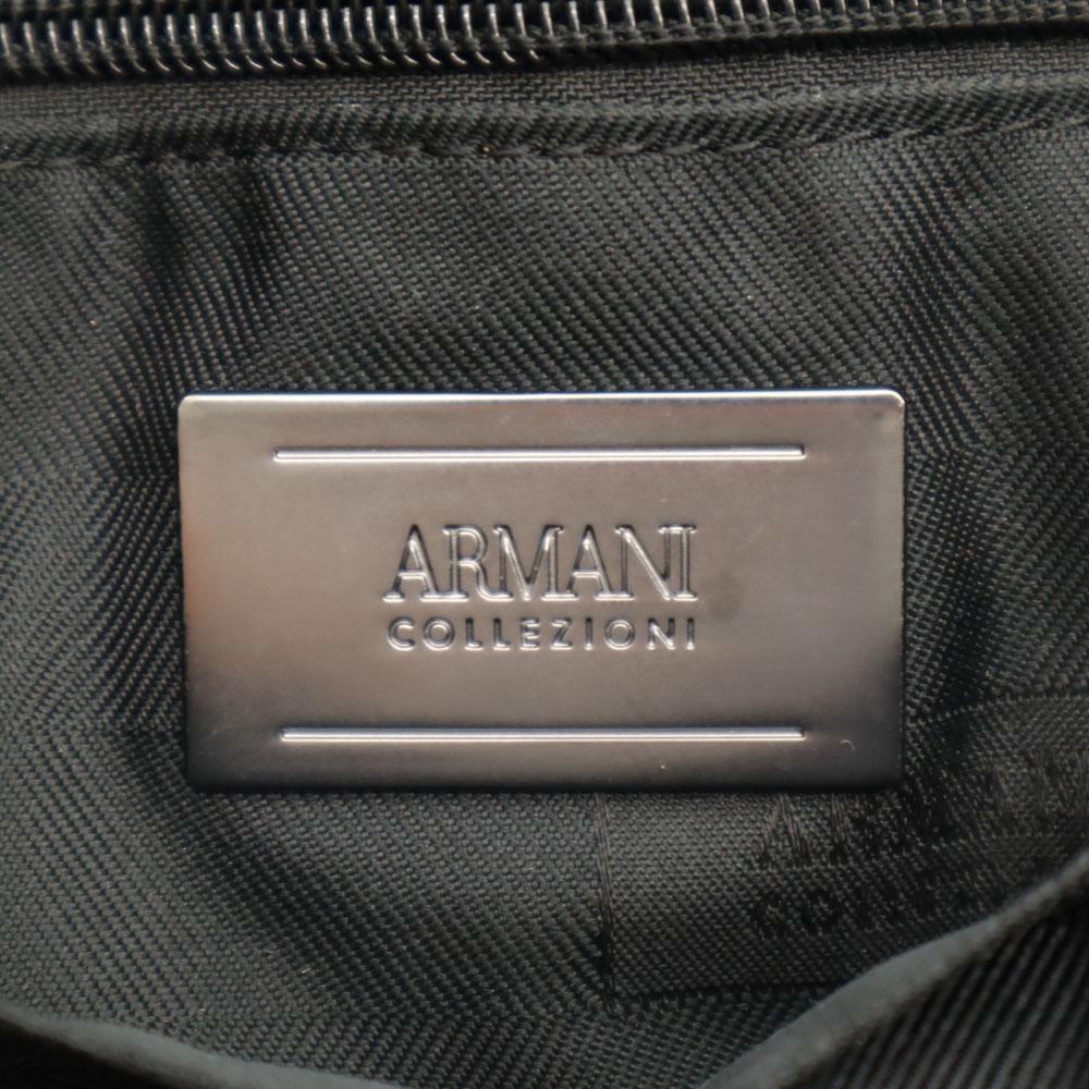 ARMANI COLLEZIONI made in Italy Logo overall pattern Shoulder Bag Men's Used