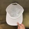 Retro Korean Letter Embroidered Baseball Cap, Mesh Wave Unisex Hat For Men Women Outdoor Streetwear Daily Headwear