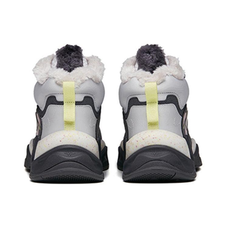 Anta Pulse Comfortable Versatile High-Top Casual Shoes Men Sneakers Gray 112148933R-1