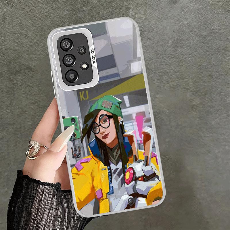 V-Valorant Killjoy Soft Phone Case for Samsung A17 A16 A15 A14 A13 A57 A56 A55 A54 A53 A37 A36 A35 A34 A33 A26 A25 A24 A23 A52