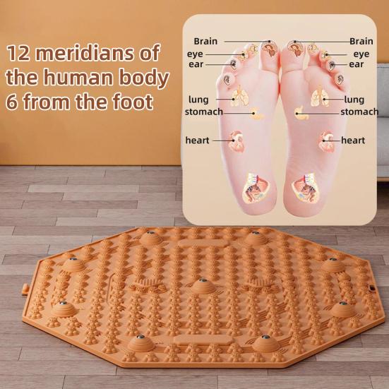 Masážní podložka na nohy Magnetická akupresurní podložka na nohy Extra velká akupresurní podložka pro relaxaci nohou, úlevu od stresu