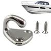 Vessel Wall Hooks - Stainless Steel 316 Fender Hooks, Wall Mounted Hooks Boat Storage