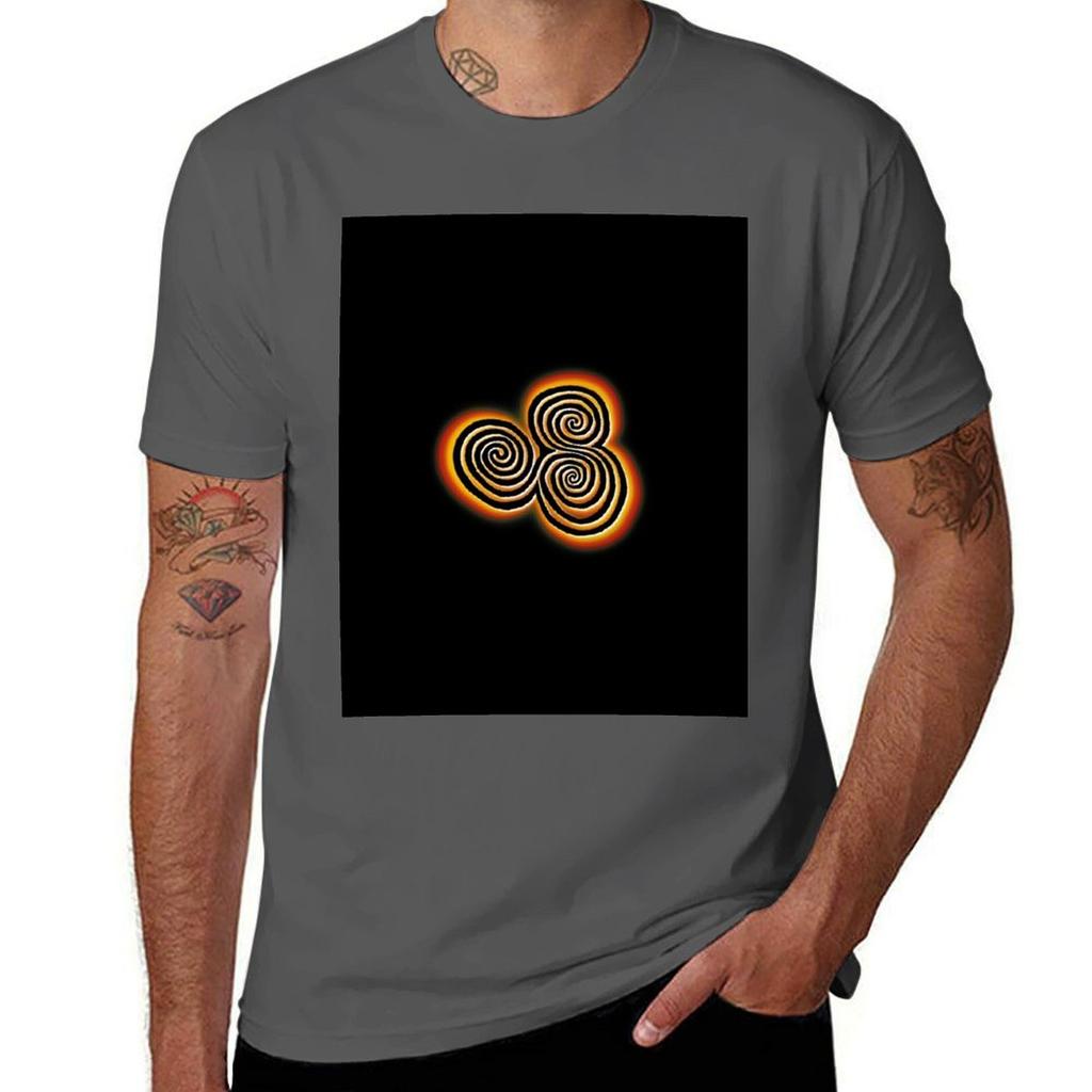 Cotton T-Shirt Shirt Quality T Solstice Man Man High T Newgrange Shirt Luxury