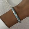 Retro New Trend Enamel Dropped Glaze Flower Texture Bracelet for Women Unique Design Evil Eye Floral Zircon Bangle Party Jewelry