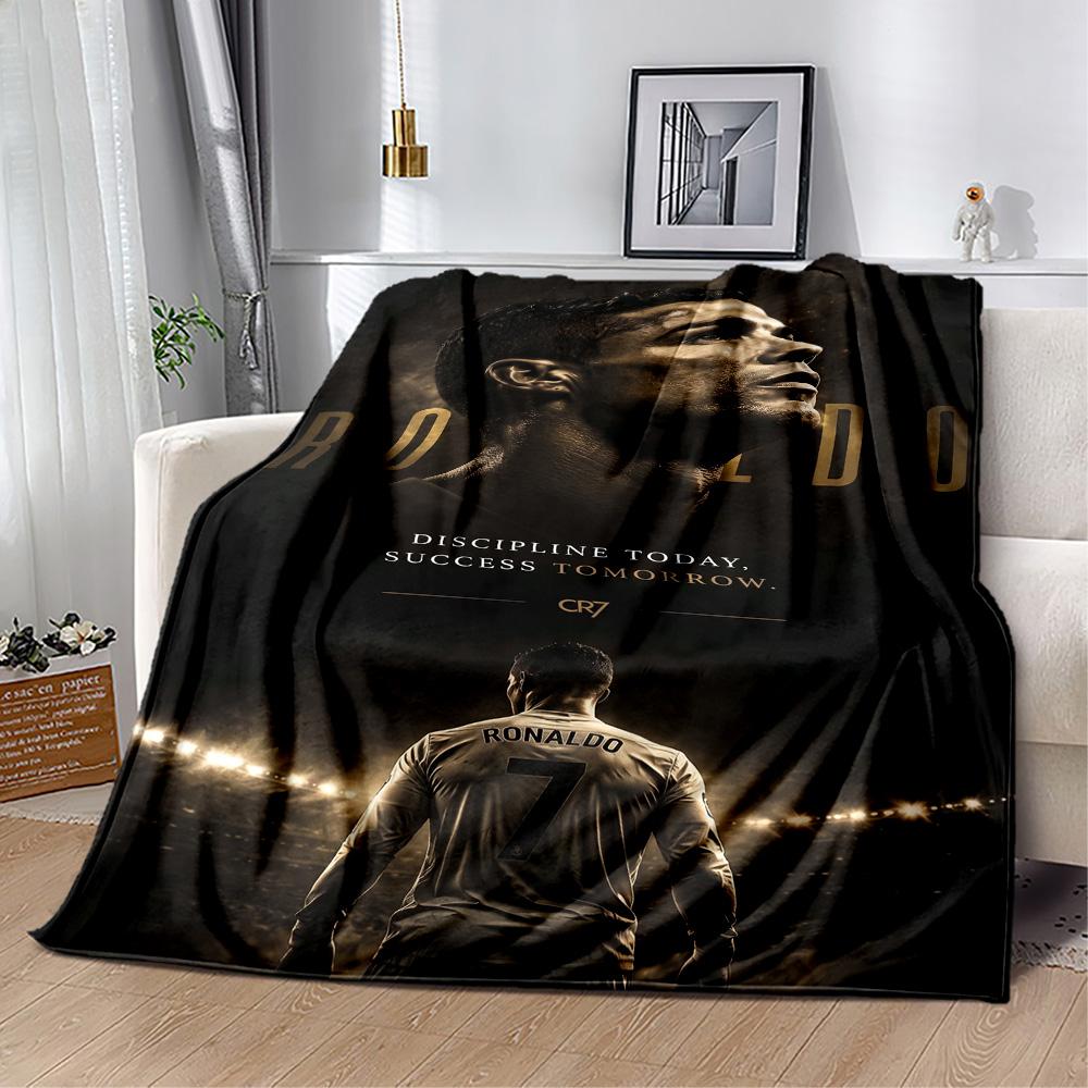 Ronaldo's Golden Legacy Blanket Soft & Cozy Great for Chair Bedding Sofa Four Seasons Multipurpose Stylish Decor Gift for Travel Home Birthdays