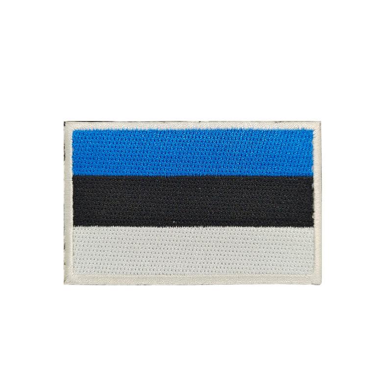 European Flags Embroidered Patches for Bags & Hats - Morale Badges with Hook, Loop & Iron-On Backing