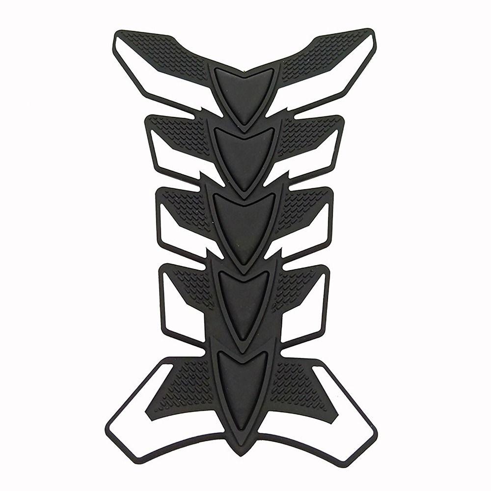 3D Scratch Covering Decals Fish Bone Shape Gas Fuel Oil Tank Pad Motorcycle Tank Sticker  Universal