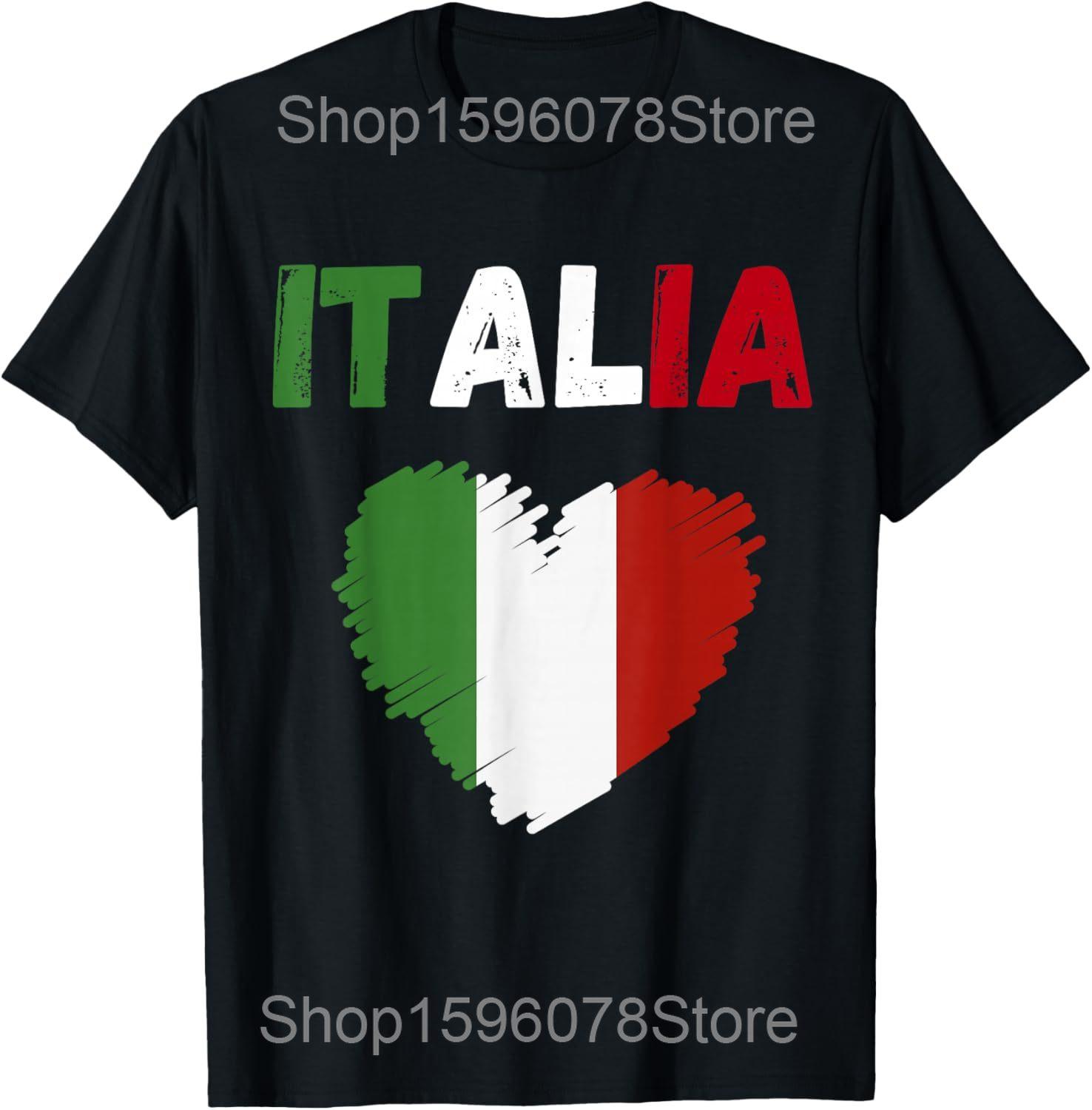 

Флаг Италии Милая Итальянская Девушка Italia Футболки Мужские Женские Хлопок Юмор Уличная Одежда Футболка С Коротким Рукавом Унисекс Свободная Одежда S