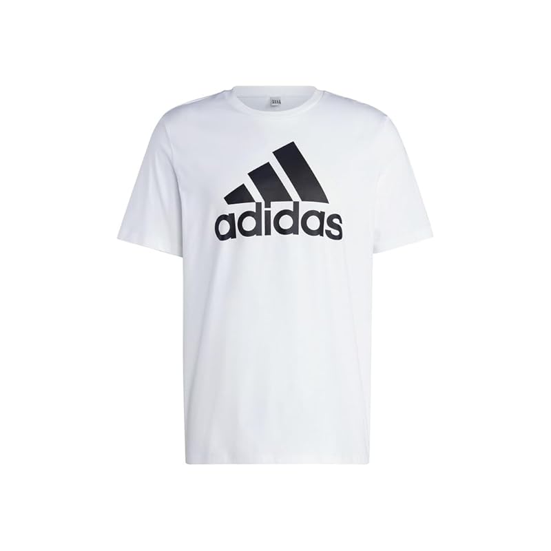

[Adidas] short sleeve T-shirt essentials single jersey big logo ECQ96 men s White (IC9349) L