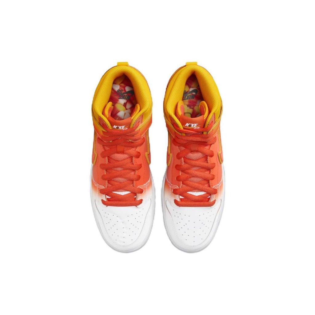 Nike Sb Dunk High Sweet Tooth Men Amarillo Orange White Black FN5107-700