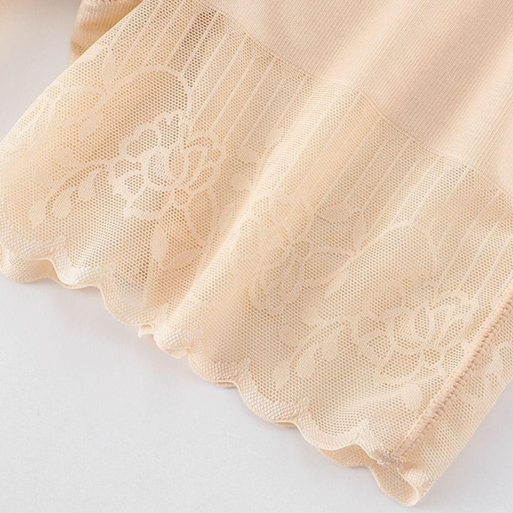 High Waist Lace Slimming Shapewear Mesh Transparent Body Shaping Briefs Butt Lifting Panties  Gifts