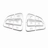Pegatinas de Cubierta de Botones de Volante de Coche Recorte Ajuste Para Mercedes Benz C W205 GLC X253 Clase V Vito W447 Accesorios de Coche
